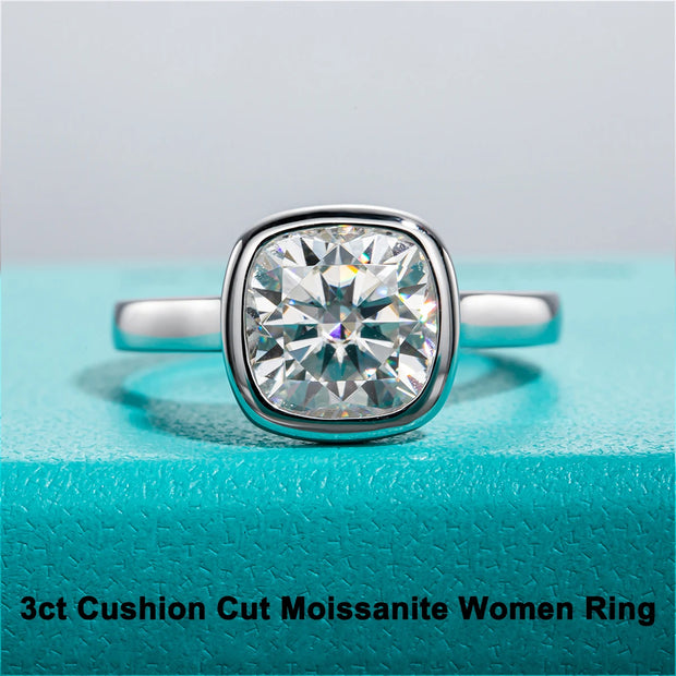 GK Moissanites D Color Moissanite Couple Rings