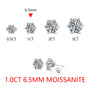 VVS1 3.0 Carat Moissanite Stud Earrings | S925.