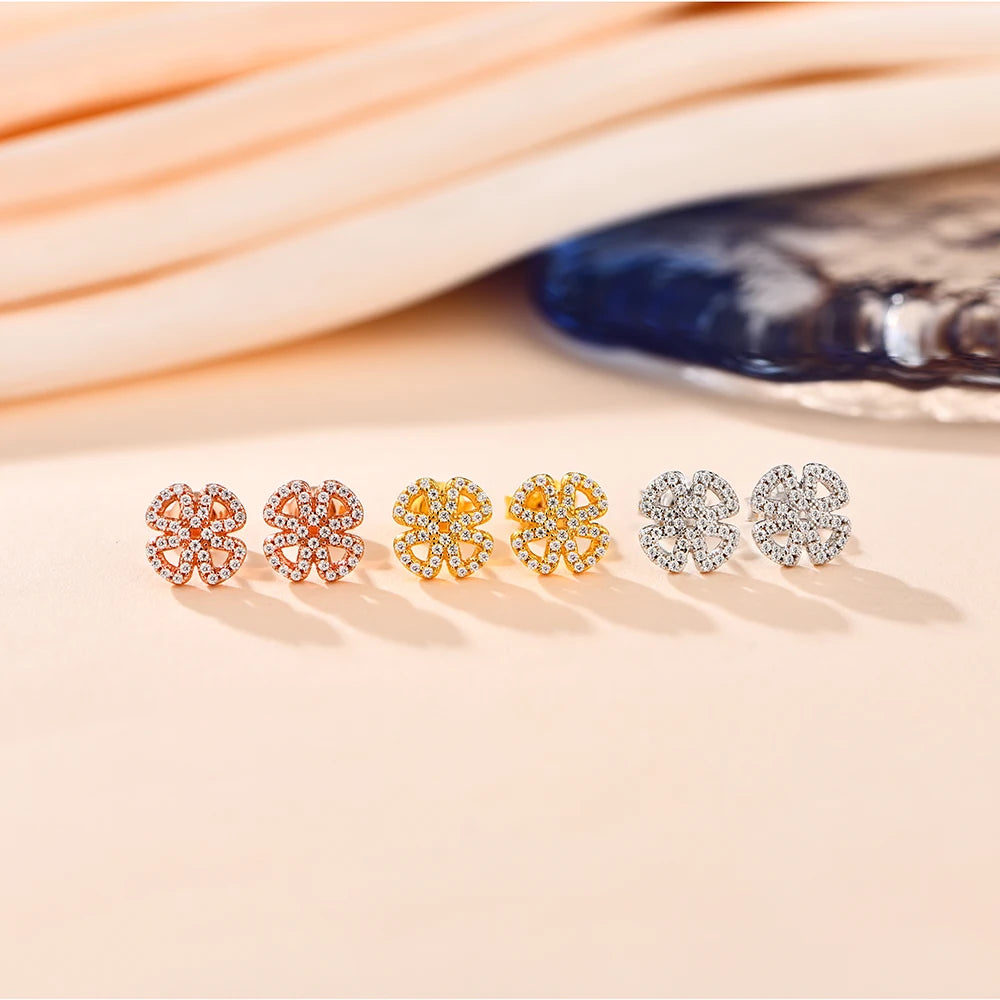 VVS1 D Color 0.9mm Moissanite Stud Earrings | S925.