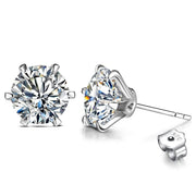 VVS1 3.0 Carat Moissanite Stud Earrings | S925.