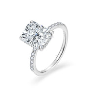 4CT Reddin Cut Moissanite Engagement Ring.