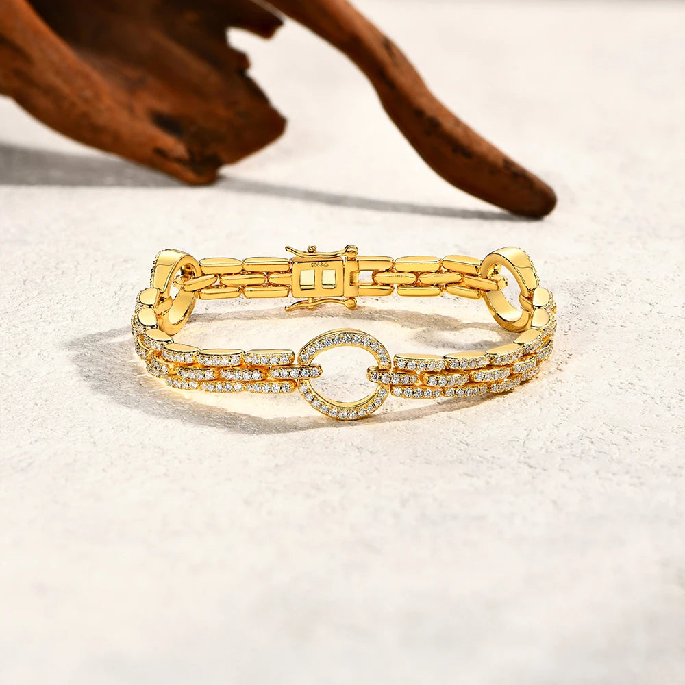 1.2 MM Luxury Full Moissanite Bracelet