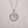 1 Carat D Color Moissanite Pendant Necklace | S925.