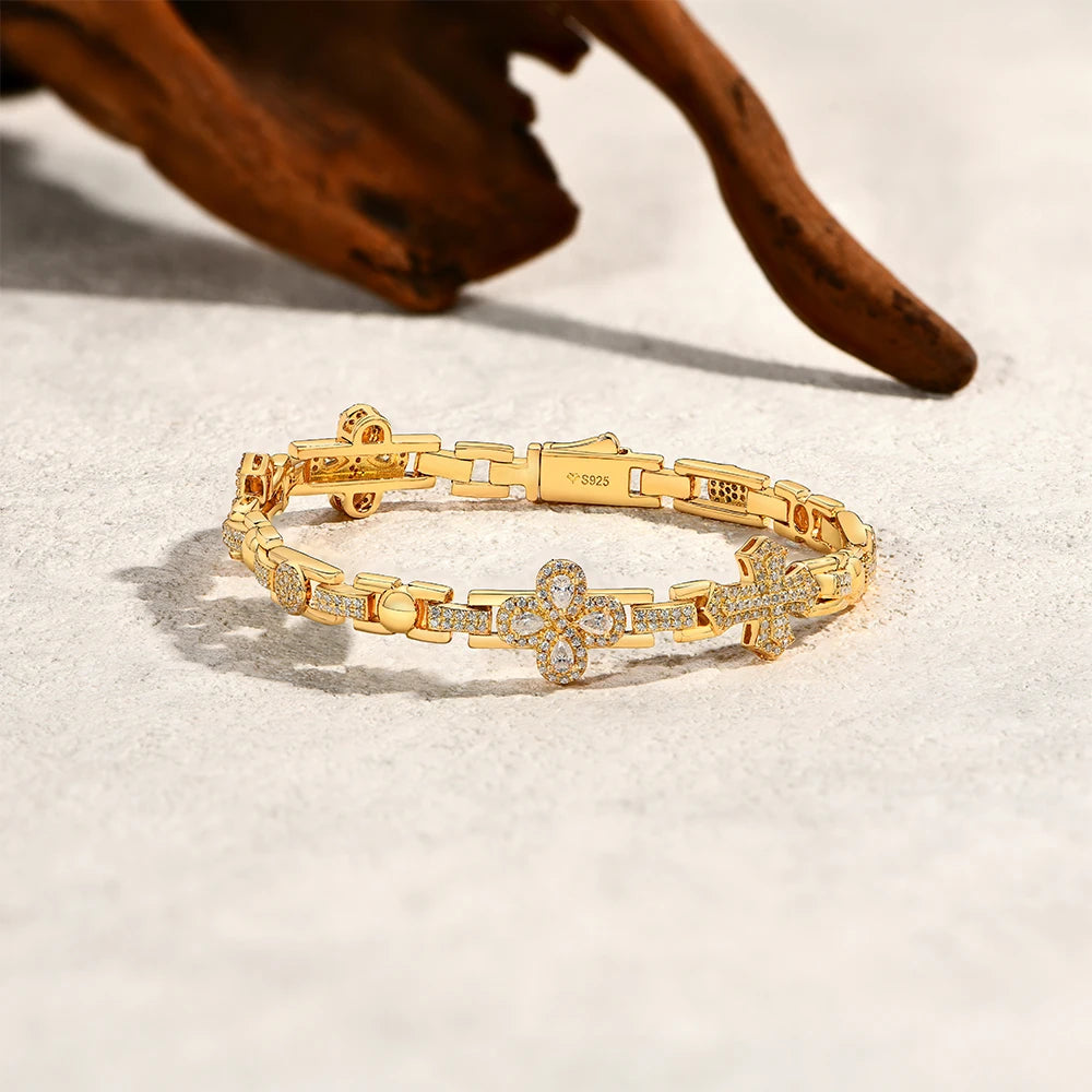 VVS1 D Color Moissanite Chain Bracelet