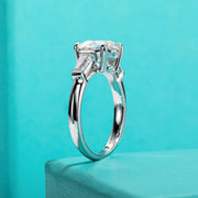 GK Moissanite 3ct Moissanite Engagement Ring.