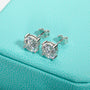 2ct D Color Moissanite Stud Earrings.