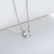 D Color 1ct/2ct/3ct Moissanite Diamond Pendant Necklace.