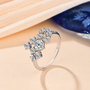 1CT Multi-stone Brilliant Cut Moissanite Promise Ring.