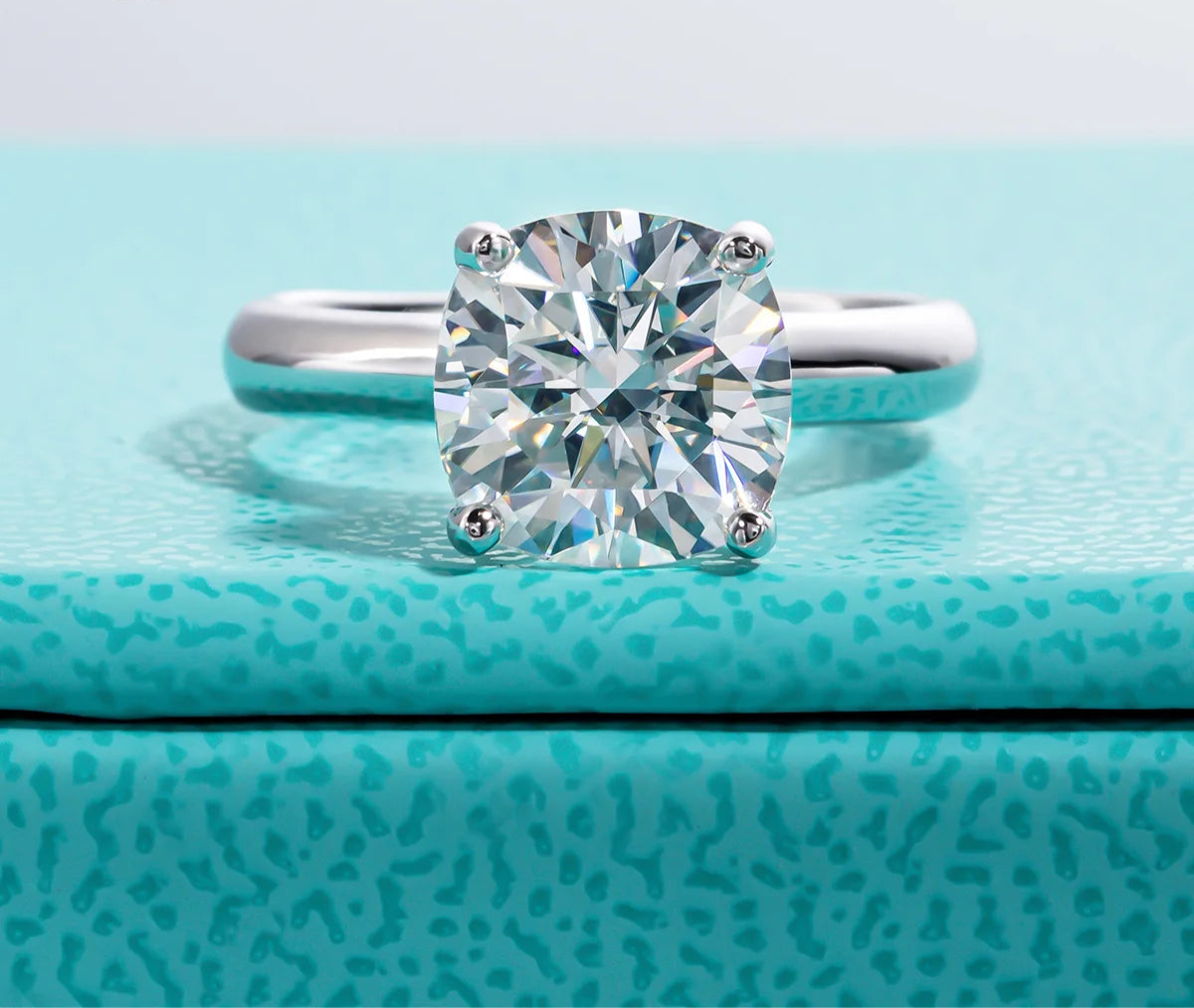 Moissanite Engagement Ring