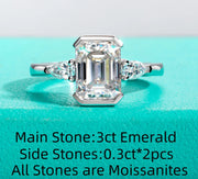 Pear Cut Moissanite Engagement Ring