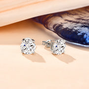 1.0CT-3.0CT VVS1 D Color Moissanite Stud Earrings.