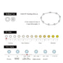 VVS1 D Color 4mm Brilliant Cut Moissanite Bracelet | S925.