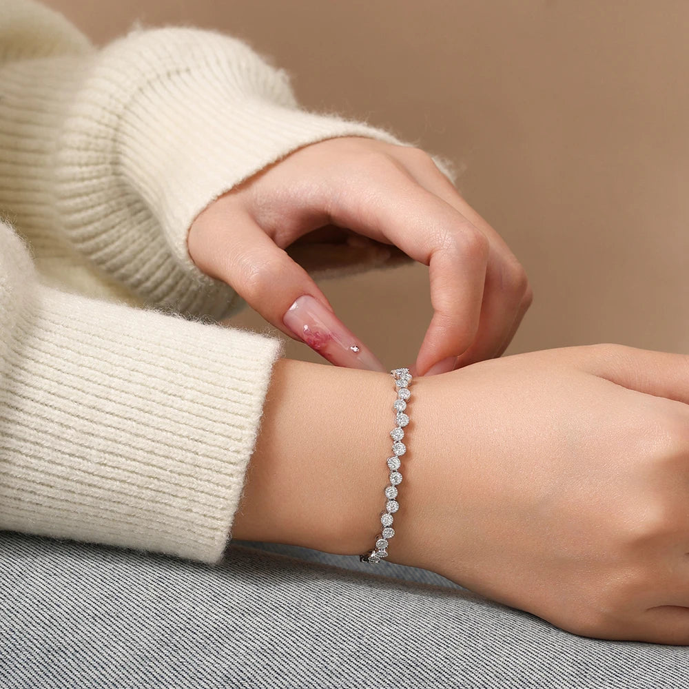 VVS1 Classic Moissanite Tennis Bracelet