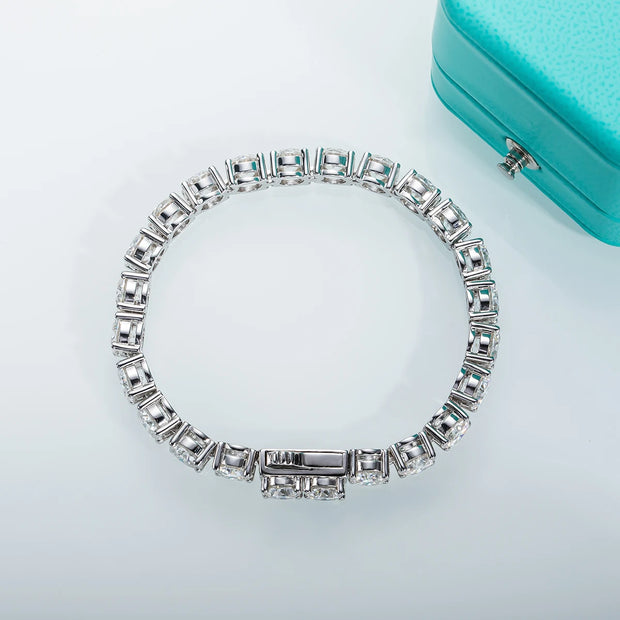 6.5mm Moissanite Diamond Tennis Bracelet for Men.