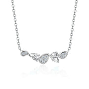 5*3-5*4 VVS1 Pear Cut Moissanite Pendant Necklace | S925.