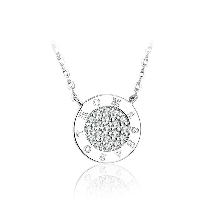 1.4MM VVS1 D Color Moissanite Pendant Necklace | S925.