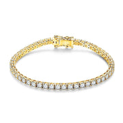 VVS1 D Color 3.5mm Tennis Moissanite Bracelet | S925.