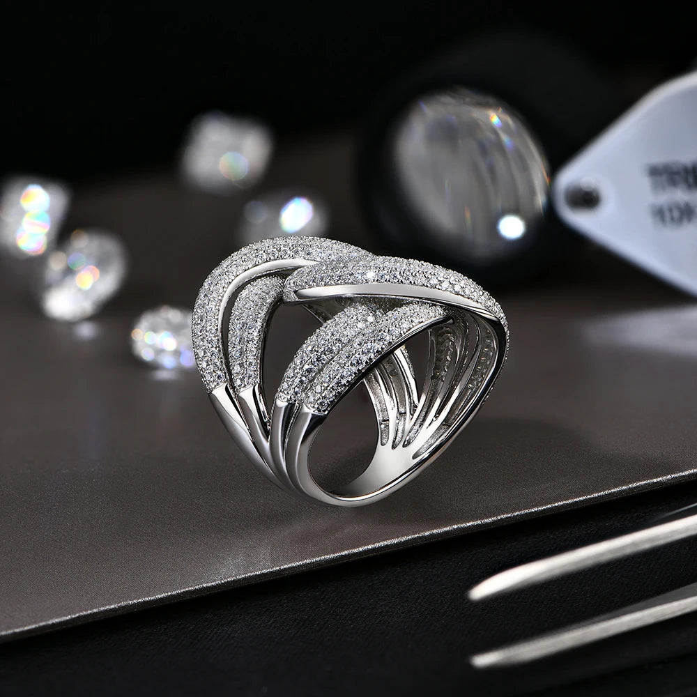 VVS1 D Color 1.3MM Moissanite Ring |S925.