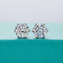 1ct D Color Moissanite Stud Earrings.