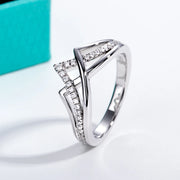 VVS1 D Color Moissanite Bridal Crown Ring