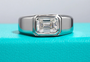 2 CT Men’s Emerald Cut Moissanite Ring