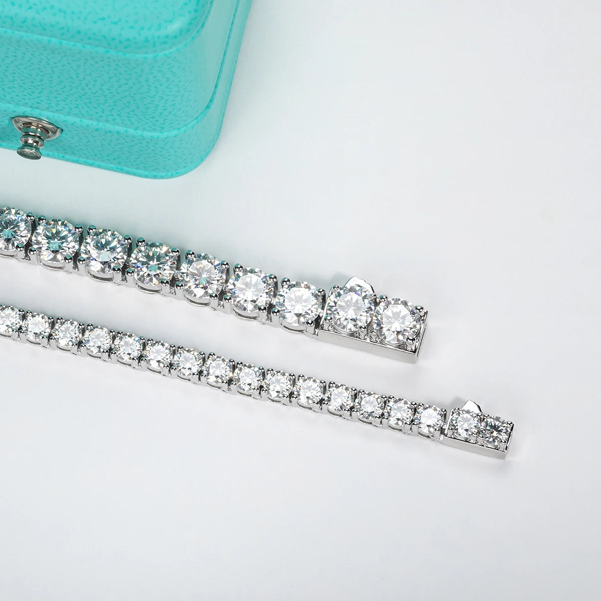 6.5 MM Moissanite Tennis Necklace – 66CTTW