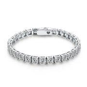 30 Stone VVS1 D Color 0.5 CT Tennis Bracelet | S925.