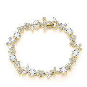 D VVS1 Color Real 925 Sterling Silver Bracelets.