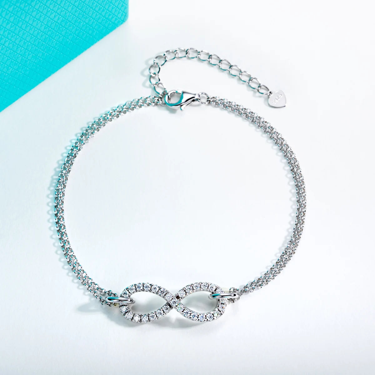 1.7MM Moissanite Bow-Knot Bracelet
