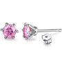 0.5 Carat Moissanite Gemstone Stud Earrings.