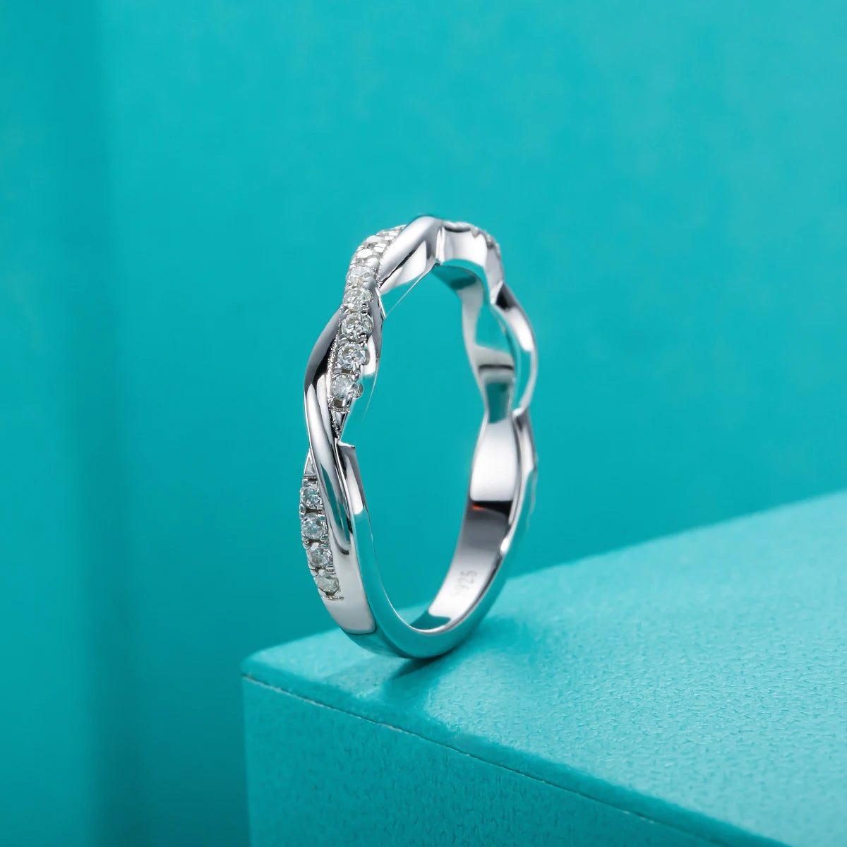 1.3 MM D Color Moissanite Wedding Band