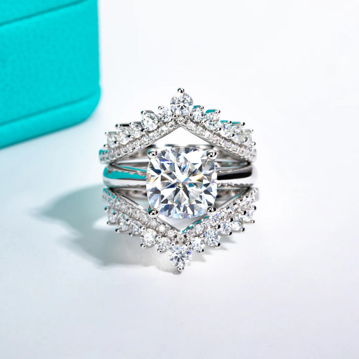 Moissanite Engagement Ring