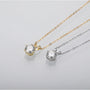 1ct/3ct/5ct D Color Moissanite Pendant Necklace.