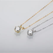 1ct/3ct/5ct D Color Moissanite Pendant Necklace.