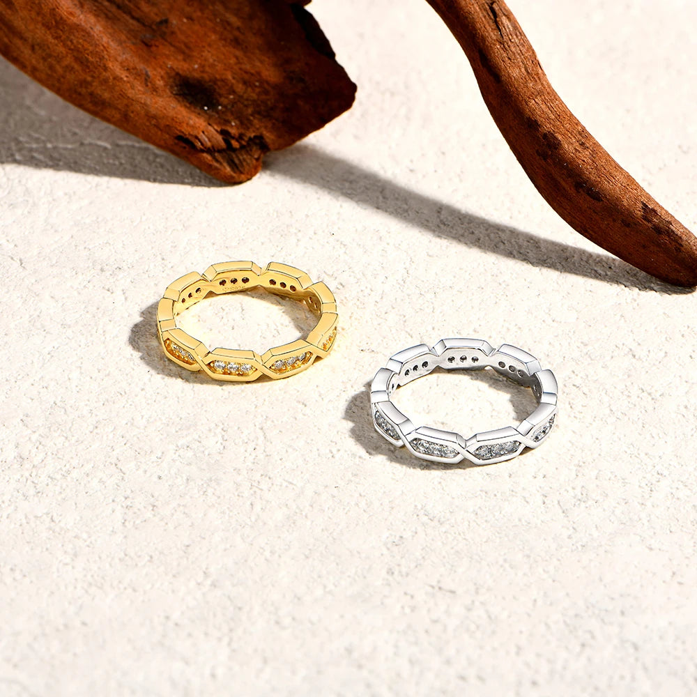 VVS1 D Color Eternal Moissanite Band Ring