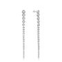 VVS1 D Color 4.5mm Moissanite Drop Earrings | S925.