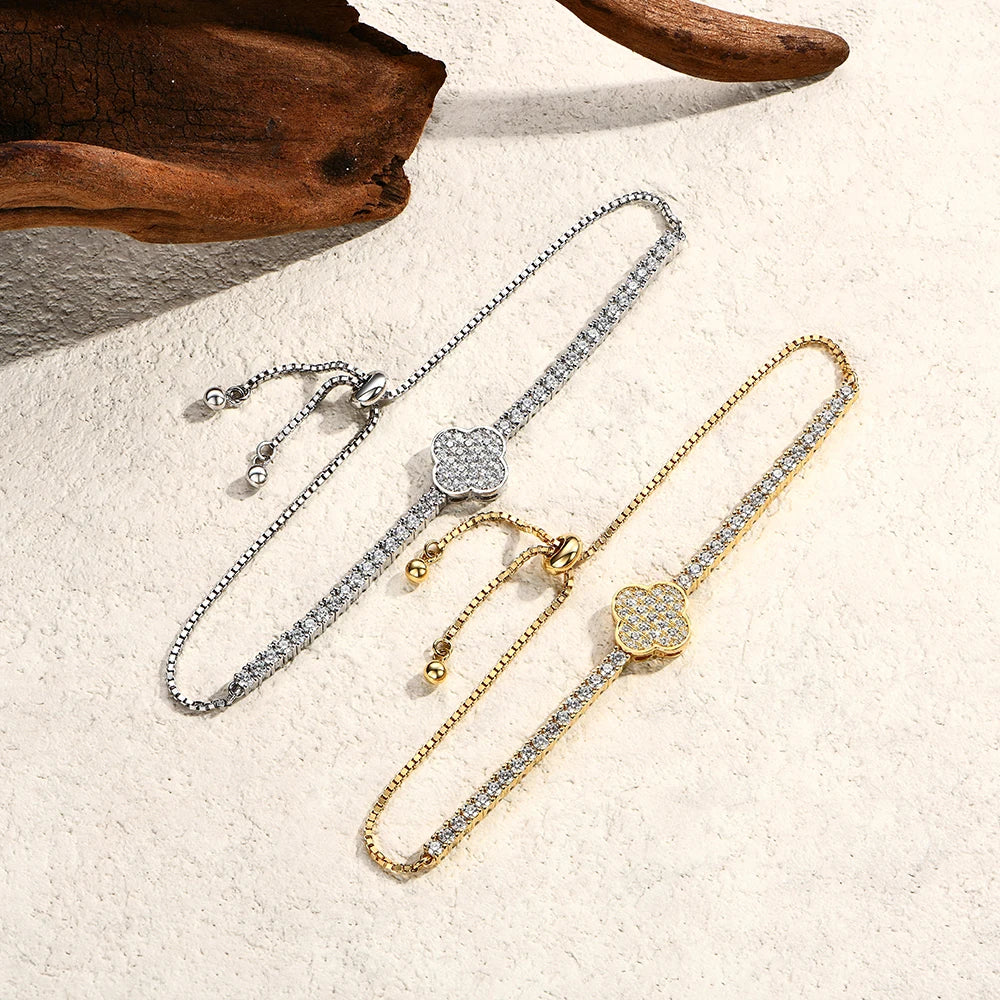 VVS1 Oval, Round & Pear Cut Moissanite Bracelet