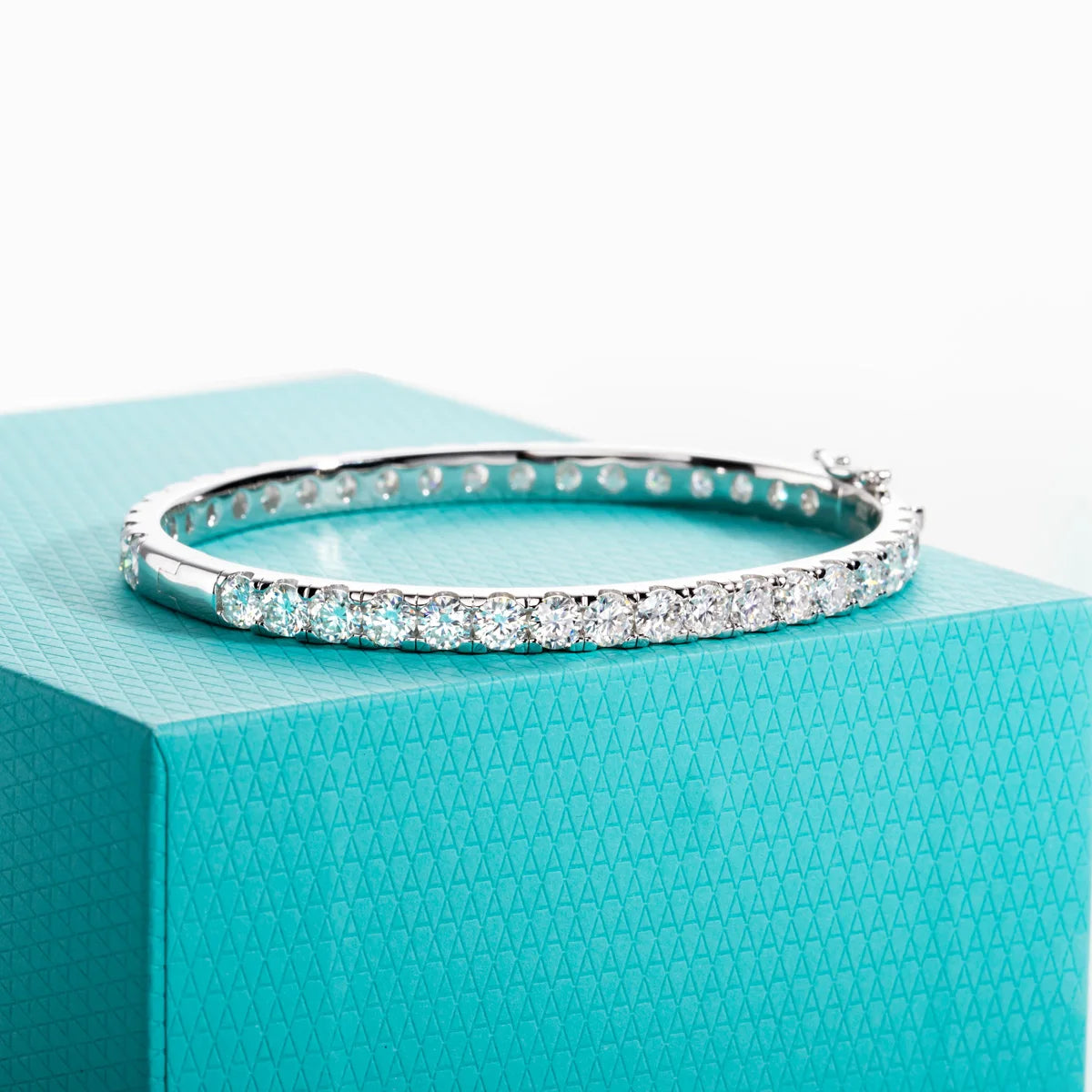 4MM Moissanite Eternity Bangle Bracelet