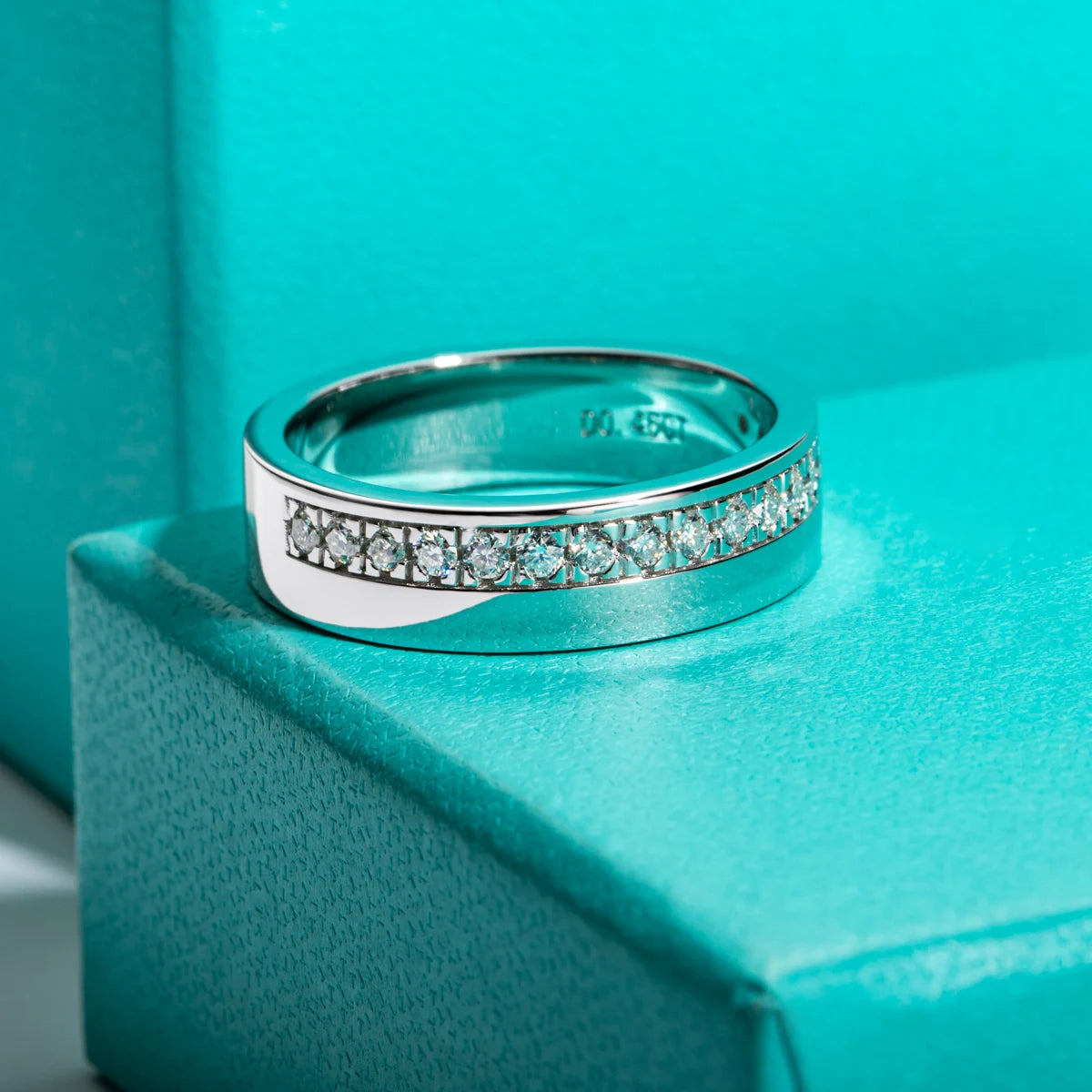VVS1 D Color Men's Moissanite Ring
