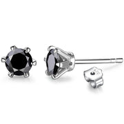 0.5 Carat Moissanite Gemstone Stud Earrings.