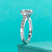 VVS1 D Color 3CT Oval Cut Moissanite Engagement Ring | S925.