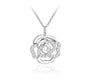 1.5 MM VVS1 D Color Flower Moissanite Pendant Necklace | S925.