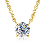 D Color 1ct/2ct/3ct Moissanite Diamond Pendant Necklace.