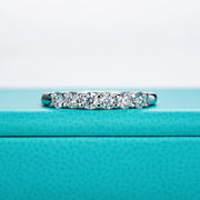 GK Moissanites 3mm 0.6cttw D Color Moissanite Wedding Band Ring