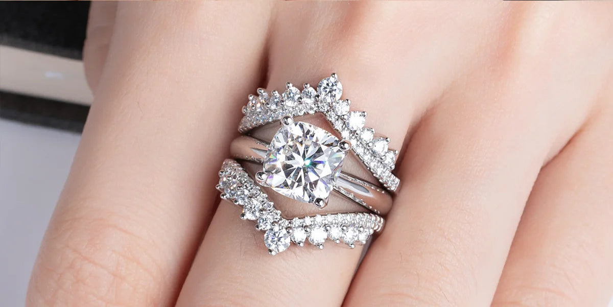 Moissanite Engagement Ring