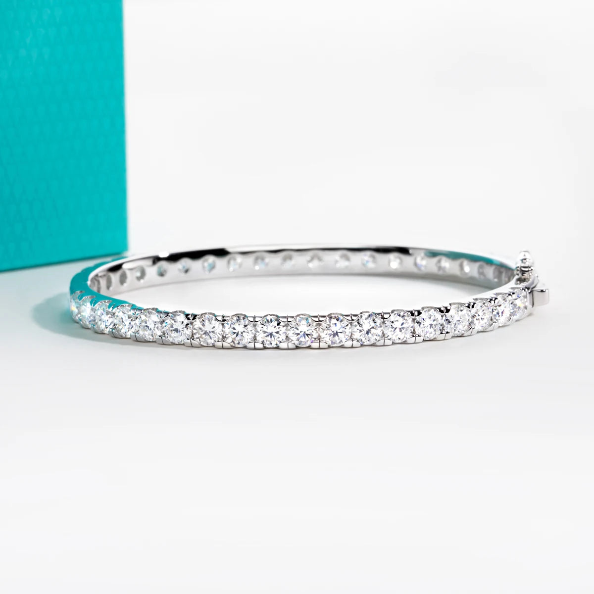 4MM Moissanite Eternity Bangle Bracelet