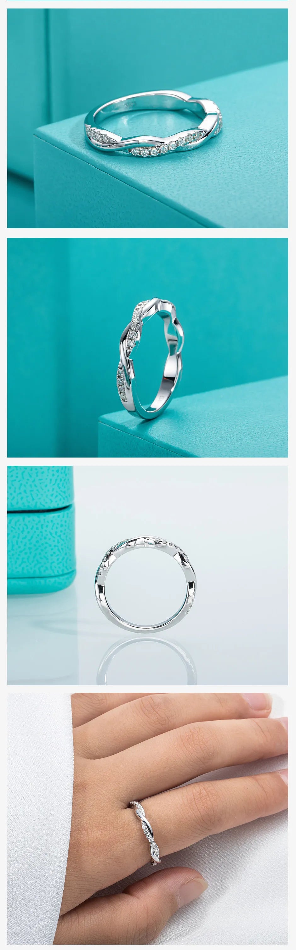 1.3 MM D Color Moissanite Wedding Band