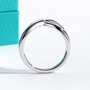 VVS1 D Color Moissanite Bridal Crown Ring