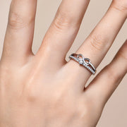 Moissanite 18K Gold & 925 Silver Rings - Classic Engagement & Wedding.