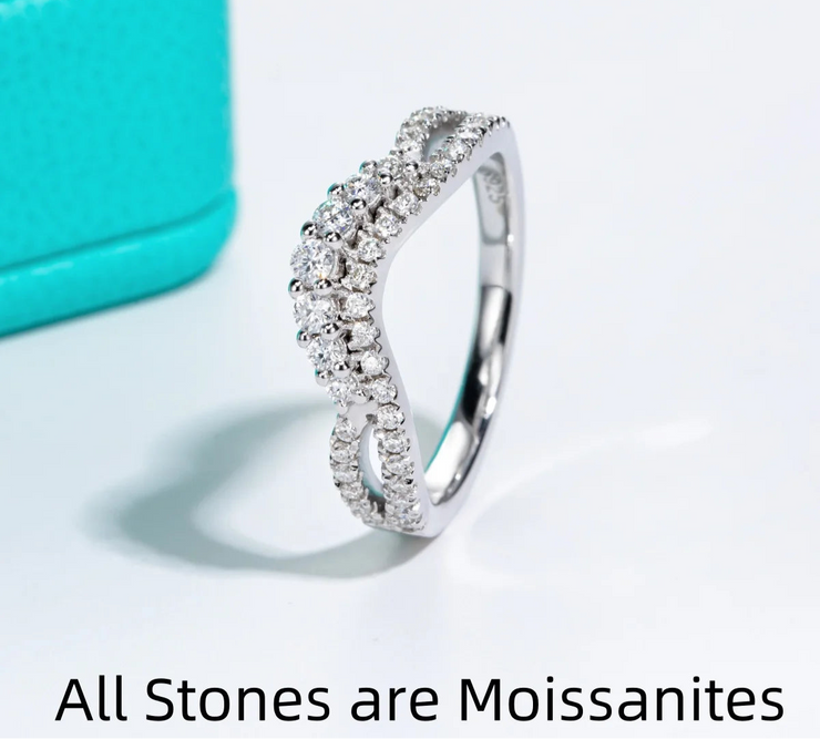 Moissanite Engagement Ring